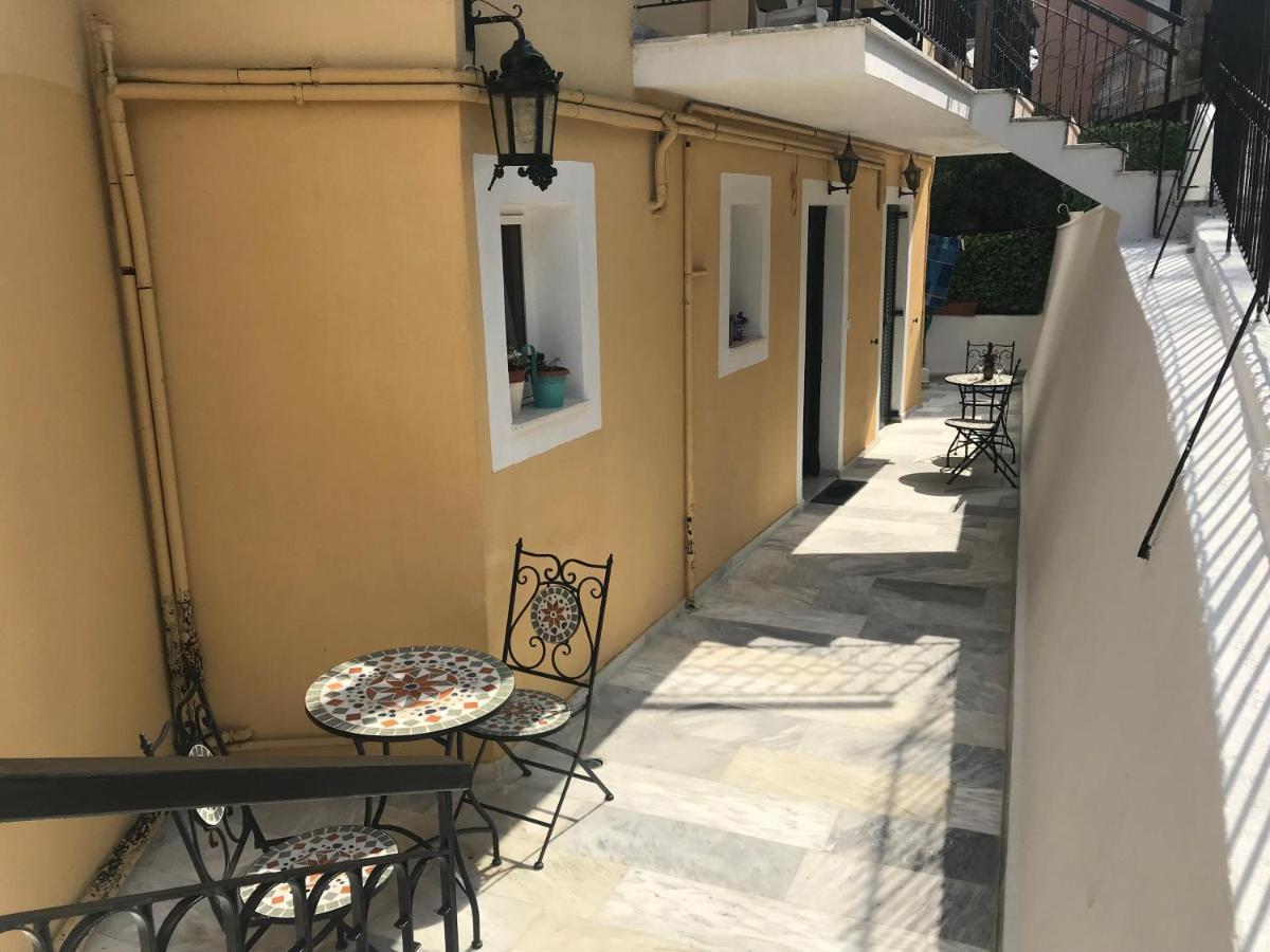 Schoenes Familienappartement In Pelekas, Corfu Mit Meerblick Exteriör bild