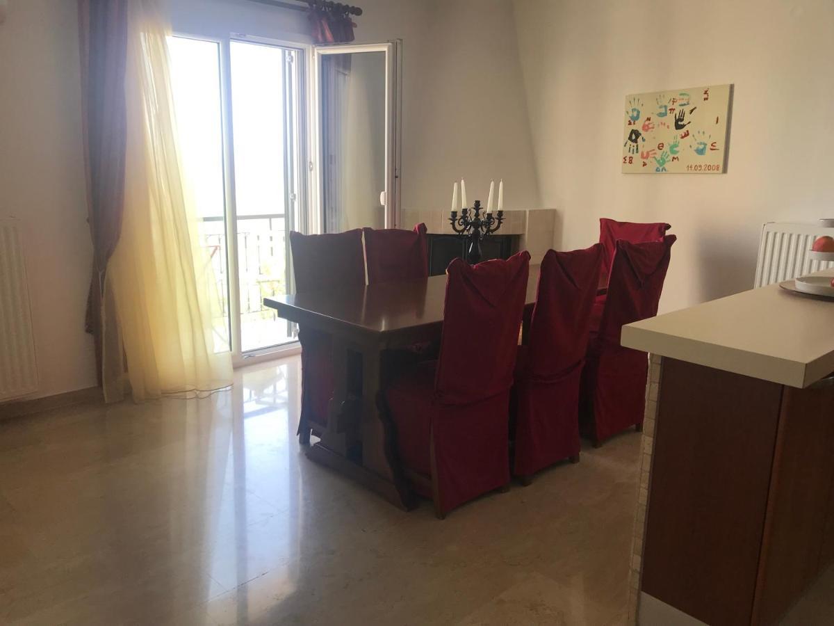 Schoenes Familienappartement In Pelekas, Corfu Mit Meerblick Exteriör bild