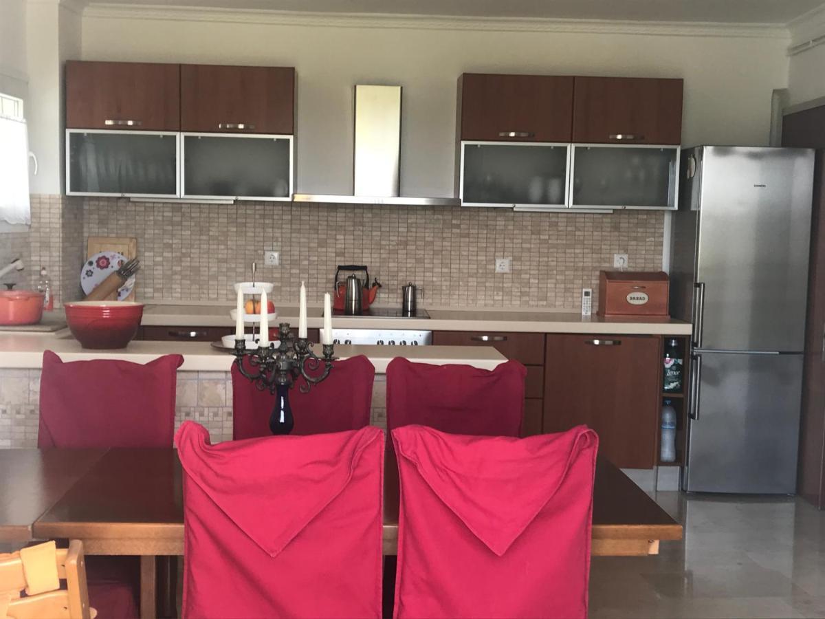 Schoenes Familienappartement In Pelekas, Corfu Mit Meerblick Exteriör bild